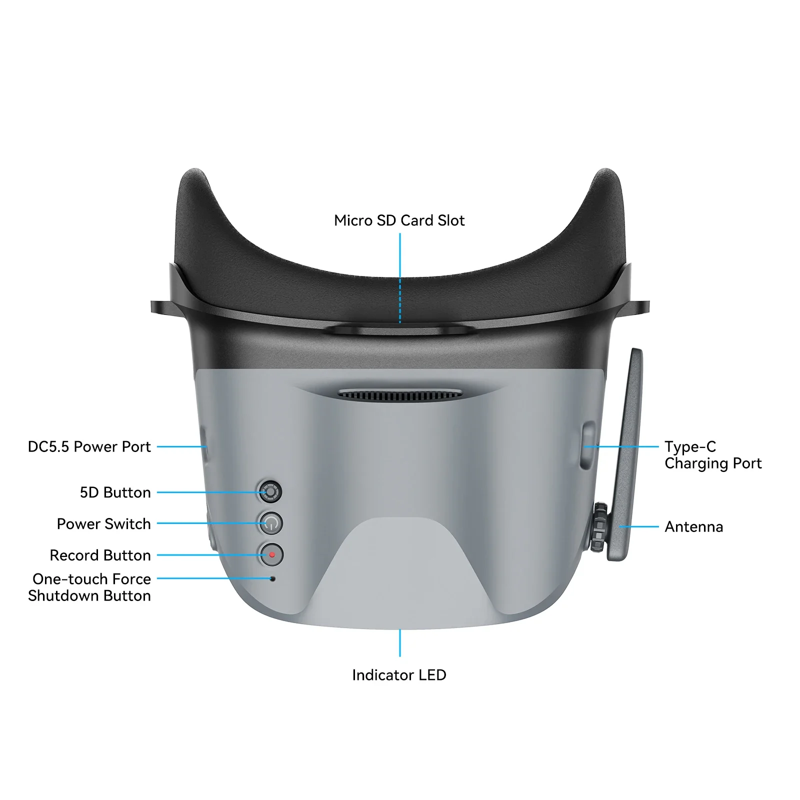 Okulary FPV analogowe BETAFPV  – Skyzone Cobra X V2 Fpv Goggles recenzja i cena